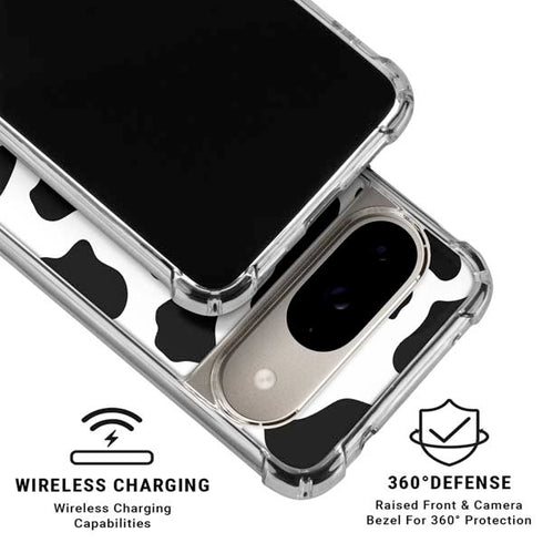 Cow Print Google Pixel 10 Clear Case